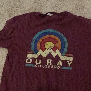 Ouray Colorado Kids Graphic Tee - Purple